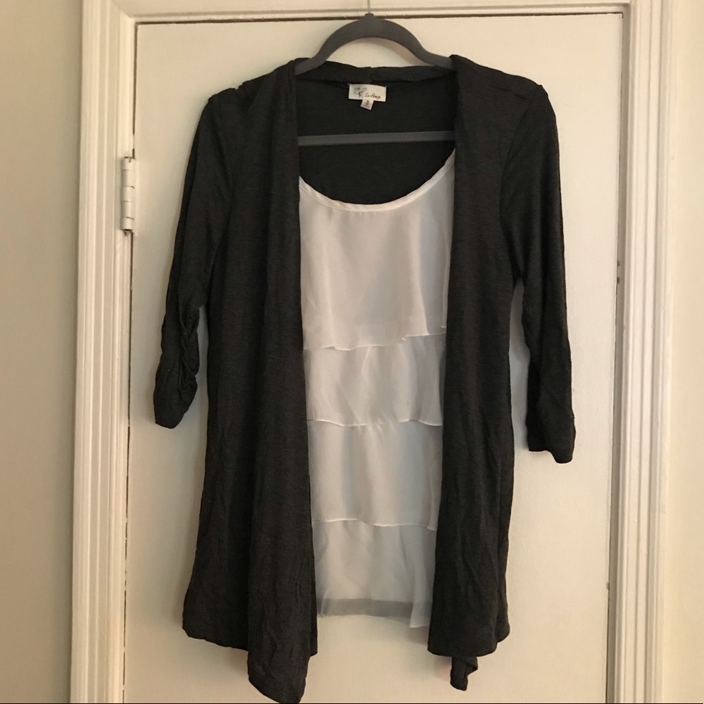 2-1 Connected Tank and Cardigan